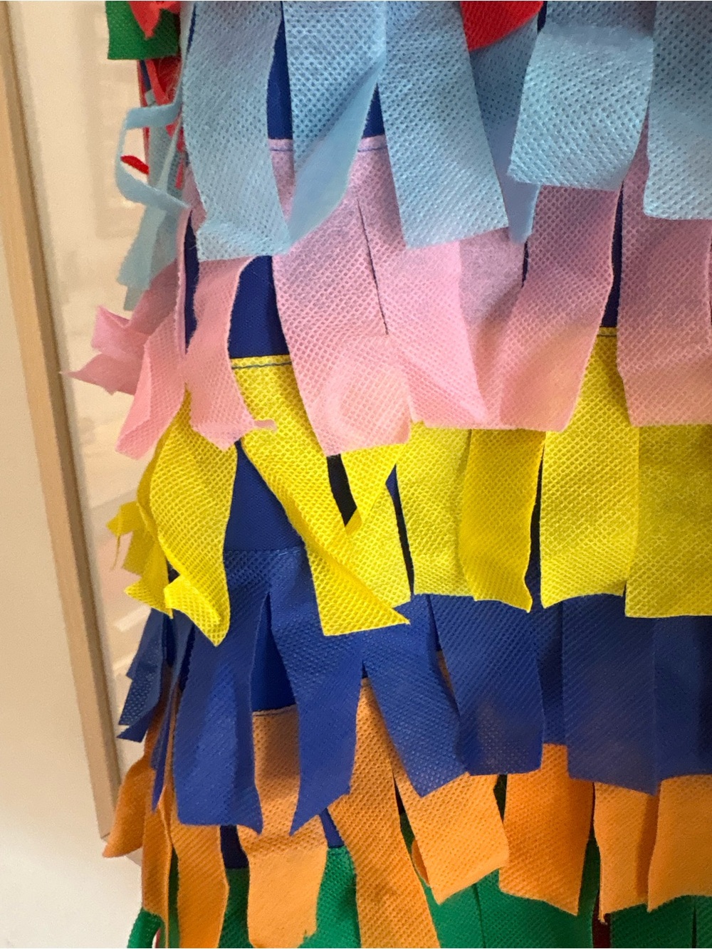 Piñata costume Colorful Fringe Tank Dress for Kids - Multi - Picture 5 of 5